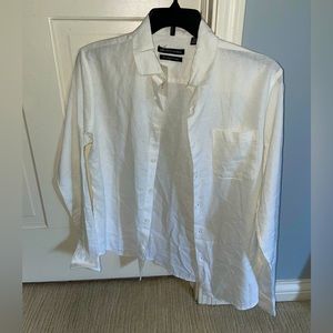Saks fifth avenue medium linen shirt